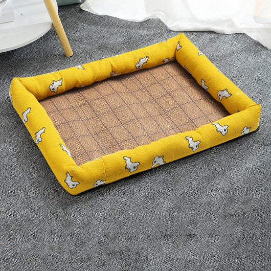Cama Fresca de Lino para Perros - Nido Transpirable para Verano - Image 5