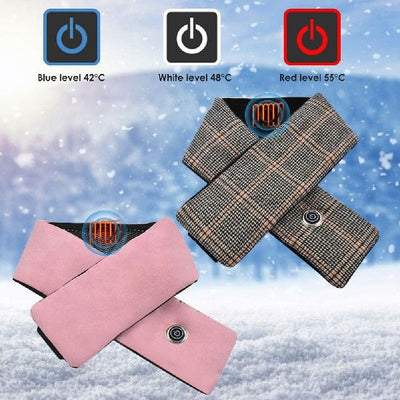 Bufanda Térmica USB con Control de Temperatura para Hombre y Mujer