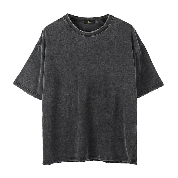 Camiseta Oversize Negra Básica para Hombre Manga Corta - Image 5