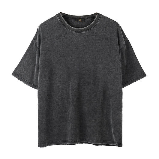 Camiseta Oversize Negra Básica para Hombre Manga Corta - Image 5