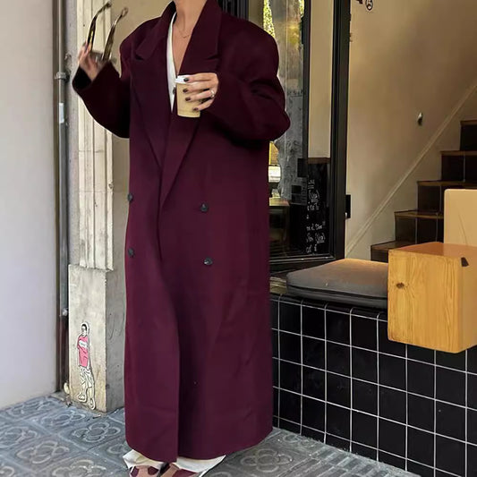 Blazer Solapa Larga Vino Tinto - Image 2