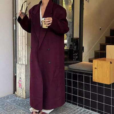 Blazer Solapa Larga Vino Tinto - Image 2