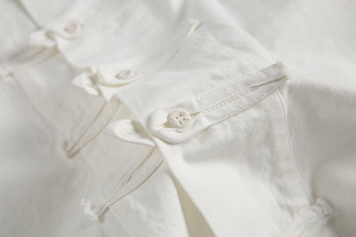 Camisa Unisex con Botones Nudos Chinos de Manga Larga - Image 8