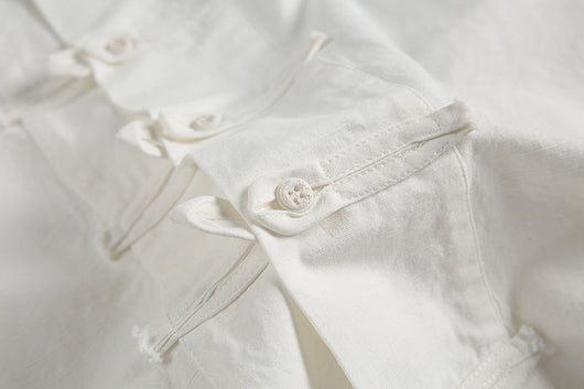 Camisa Unisex con Botones Nudos Chinos de Manga Larga - Image 8