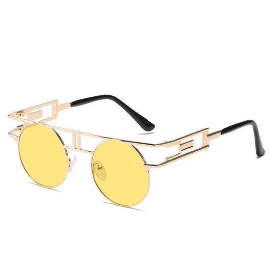 Gafas Retro Marco Metálico Redondo Tinta - Image 16