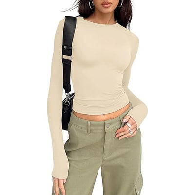 Remera Térmica Cuello Redondo Manga Larga para Mujer - Image 7