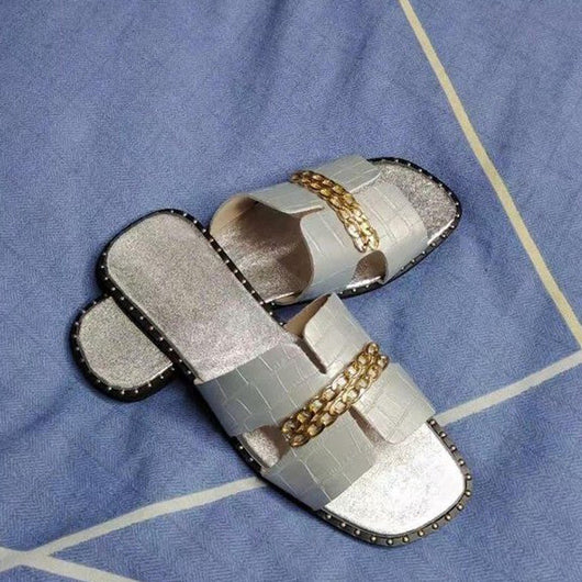 Cadena de Metal Hueca Estilo Europeo Americano para Playa - Image 6