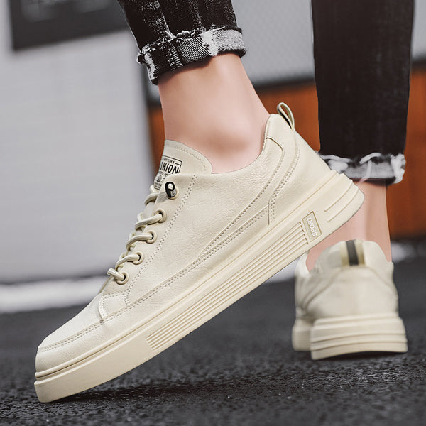 Tenis Blancos Estilo Coreano Transpirables para Hombre