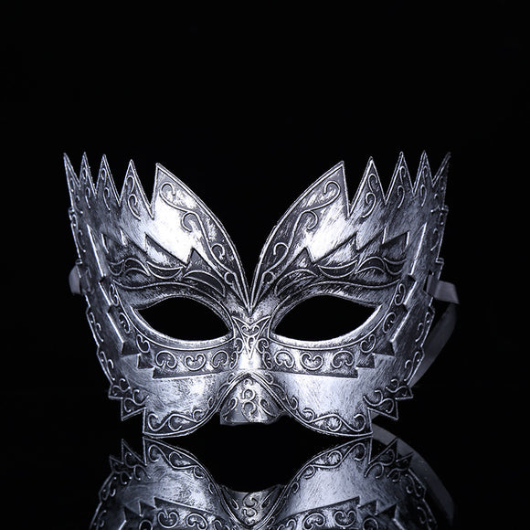 Máscara Plástica Vintage con Diseño Creativo para Fiestas de Halloween