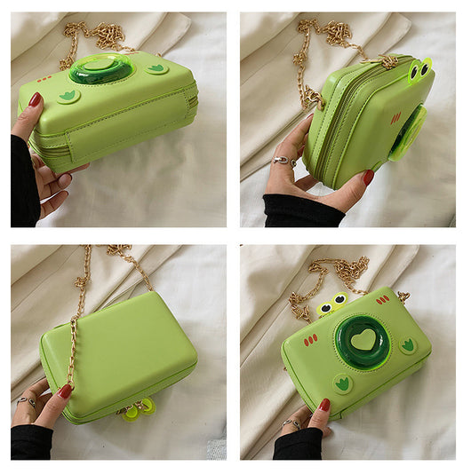 Bolso Cadena Diseño Rana Adorable - Estilo Influencer - Image 3