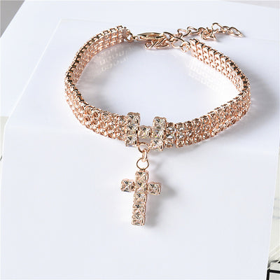 Collar para Mascotas con Circonita y Drenaje Triple - Joyería Elegante para Perros y Gatos - Image 10