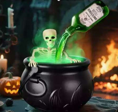 Botella Mágica Flotante Bruja Negra con Difusor - Decoración Halloween Terrorífica - Image 6
