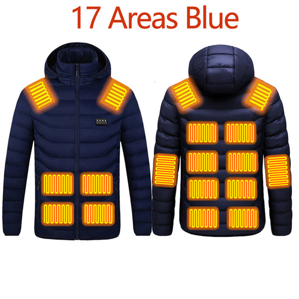 Chaqueta Térmica Calefactable USB - Abrigo Eléctrico Calentado para Hombre - Image 4