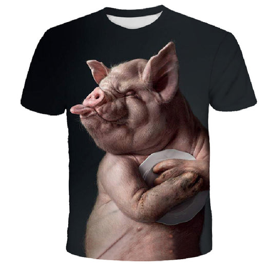 Playera Hombre Cuello Redondo Estampado 3D Digital Manga Corta - Image 21