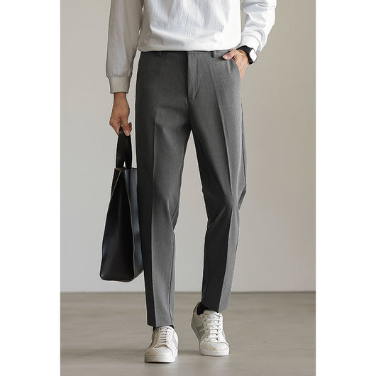 Pantalones de Vestir Ejecutivos Dos Tonos Resistentes a Arrugas - Image 5
