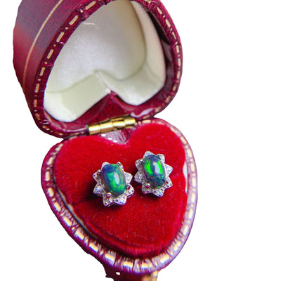 Aretes de Plata 925 con Piedras de Colores Naturales - Image 5
