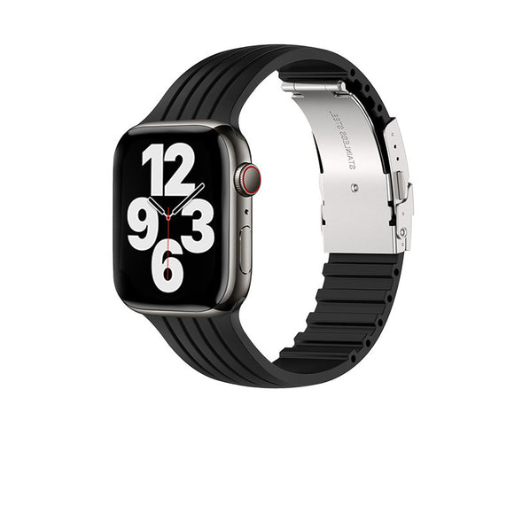Correa de Silicona a Rayas para Apple Watch - Hombre y Mujer