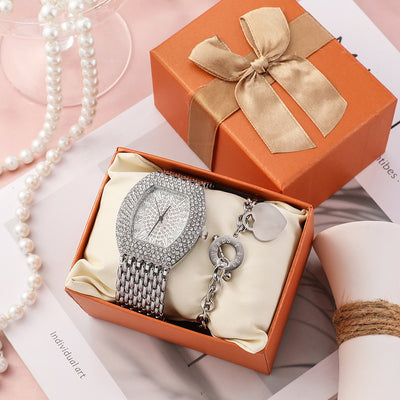 Reloj Elegante para Dama con Banda de Acero y Diamantes Gypsophila - Image 2