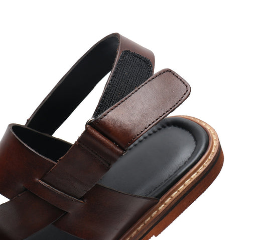 Sandalias Casuales de Cuero Genuino para Hombre - Comodidad de Verano - Image 8