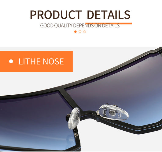 Gafas de Sol Metálicas con Personalidad para Hombre - Image 4