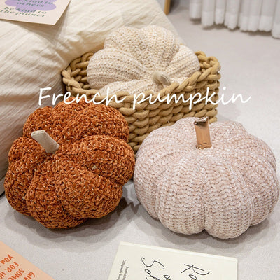 Almohada Decorativa Sofá Pequeña con Diseño de Calabaza para Sala - Image 3