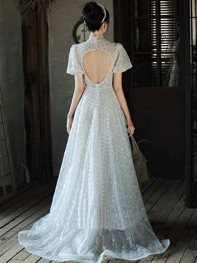 Vestido Vintage Elegante para Novia y Compromisos - Image 8