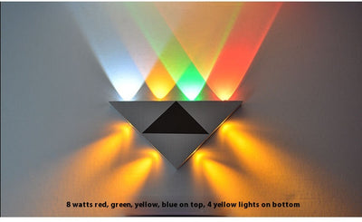Lámpara de Pared LED Triangular Creativa - Image 11