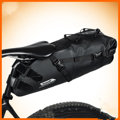 Bolsa Trasera Impermeable para Bicicleta 10L - Portaequipajes Resistente - Image 8