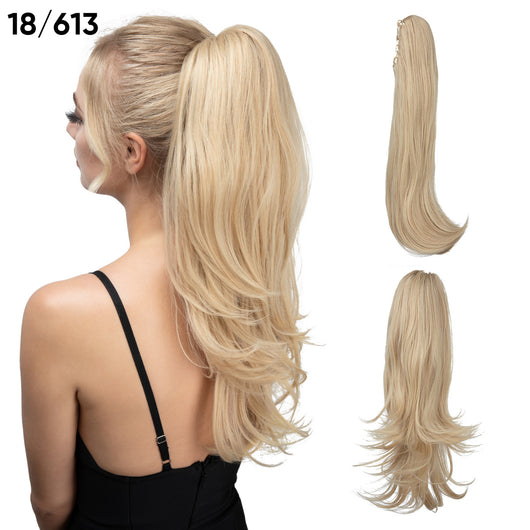 Peluca Corta Estilo Europeo Americana con Cola de Caballo para Mujer - Image 16