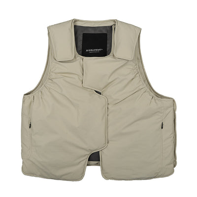 Chaleco de Algodón Acolchado Suelta para Hombre - Diseño Liso - Image 6