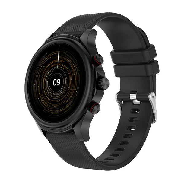 Reloj Inteligente Pantalla Redonda con Monitor de Frecuencia Cardíaca, Presión Arterial y Oxígeno
