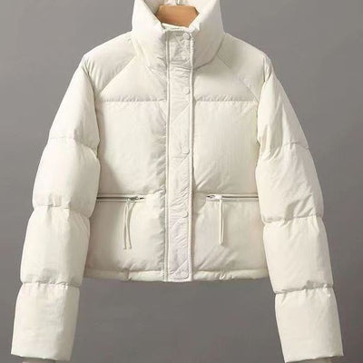 Abrigo de Algodón Grueso con Cuello Alto - Versátil y Cómodo - Image 4