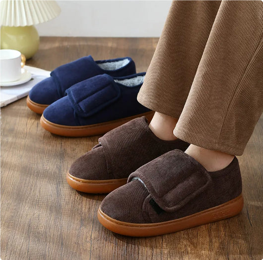 Pantuflas de Algodón Cálidas con Apertura Ancha y Talón Reforzado - Image 3