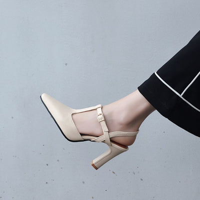 Sandalias de Tacón Grueso Verano - Diseño Europeo y Americano para Mujer - Image 3