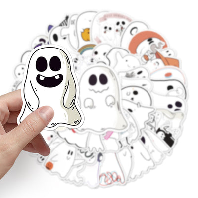 Pack 50 Stickers Halloween Resistentes al Agua para Laptop, Tazas y Refrigerador - Image 3