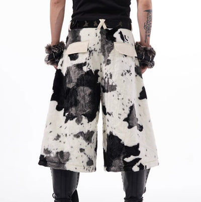 Pantalones Cortos de Fibra de Leche con Costuras y Textura Suave - Image 5