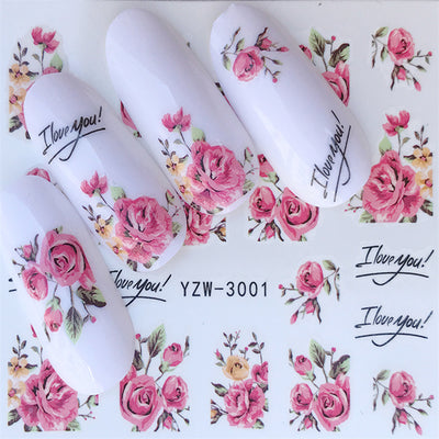Calcomanías de Uñas Mariposas y Flores - Diseño Acuarela Premium - Image 2