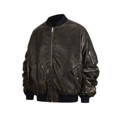Chaqueta Acolchada Estilo Piloto Americano en Algodón - Image 10
