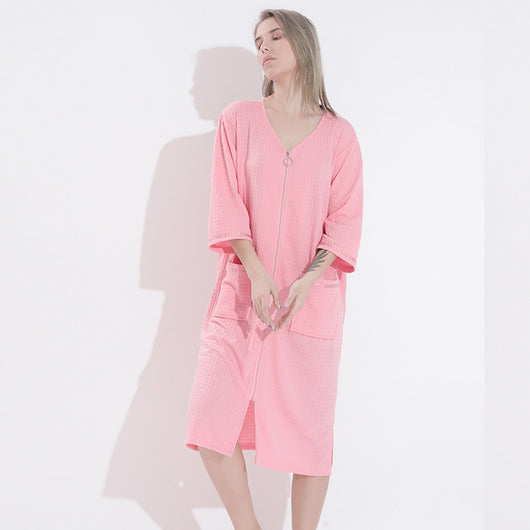 Bata Suelta Talla Grande Estilo Japonés y Coreano para Dormir - Image 4