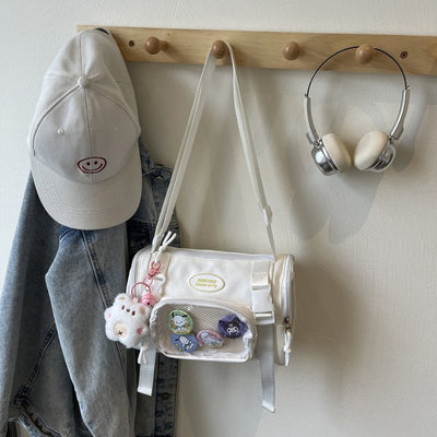Bolsa Crossbody Transparente Estilo Preppy - Image 3