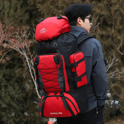 Mochila de Senderismo 90L XIYAHU - Resistente al Agua para Trekking y Camping - Image 6