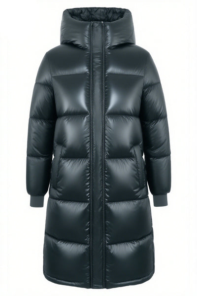 Abrigo Acolchado de Algodón para Mujer - Elegancia y Calidez - Image 16