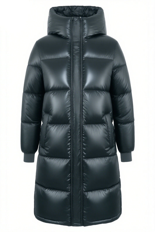 Abrigo Acolchado de Algodón para Mujer - Elegancia y Calidez - Image 16