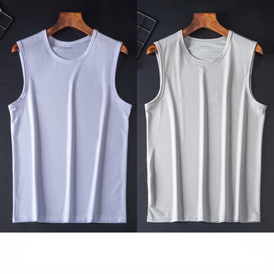 Camiseta Deportiva Holgada Transpirable de Talle Grande sin Mangas - Image 15