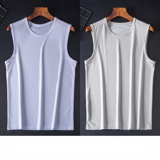 Camiseta Deportiva Holgada Transpirable de Talle Grande sin Mangas - Image 15