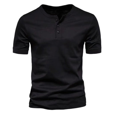 Playera Casual de Cuello Redondo para Hombre - Colores Sólidos - Image 19