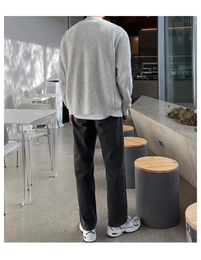 Cardigan Tejido Primavera Otoño para Hombre - Image 10