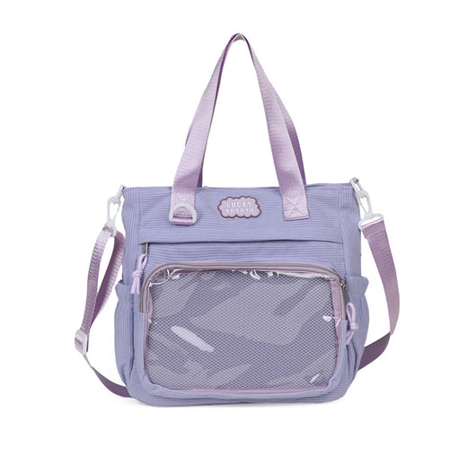 Bolsa Crossbody Transparente de Gran Capacidad Estilo Japonés para Estudiantes - Image 7