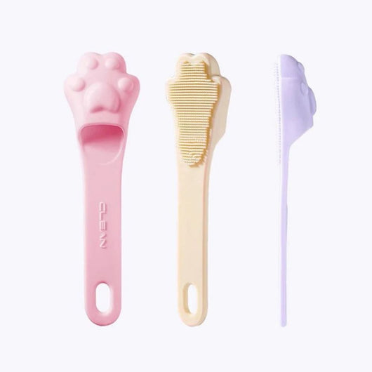 Cepillo de Dientes de Silicona para Mascotas - Limpieza Bucal Profesional