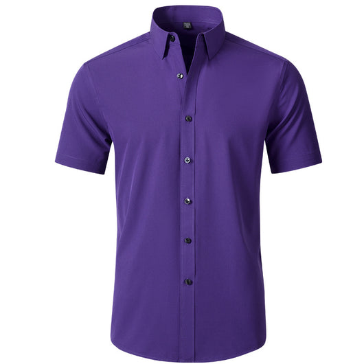 Camisa Ejecutiva Elástica Sin Planchado Antiarrugas Hombre - Image 32
